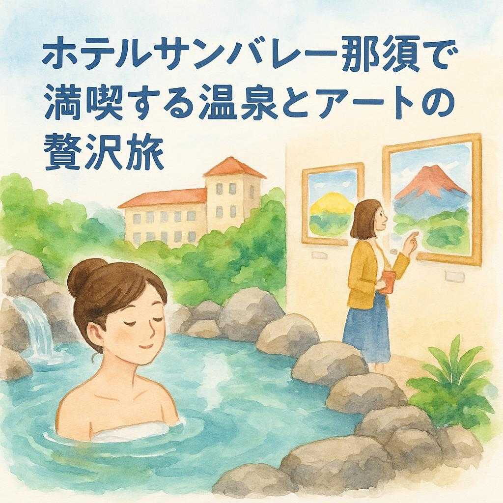 ホテルサンバレー那須で満喫する温泉とアートの贅沢旅